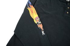 画像5: Used Ice Cream Man From Hell L/S Print Henley Tee made in USA (5)