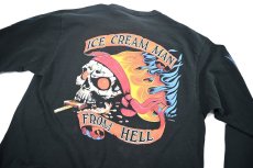 画像7: Used Ice Cream Man From Hell L/S Print Henley Tee made in USA (7)