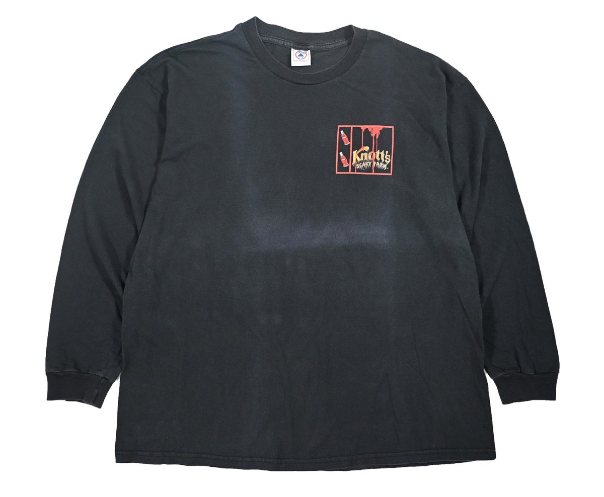 画像1: Used Knott's Scary Farm L/S Print Tee (1)