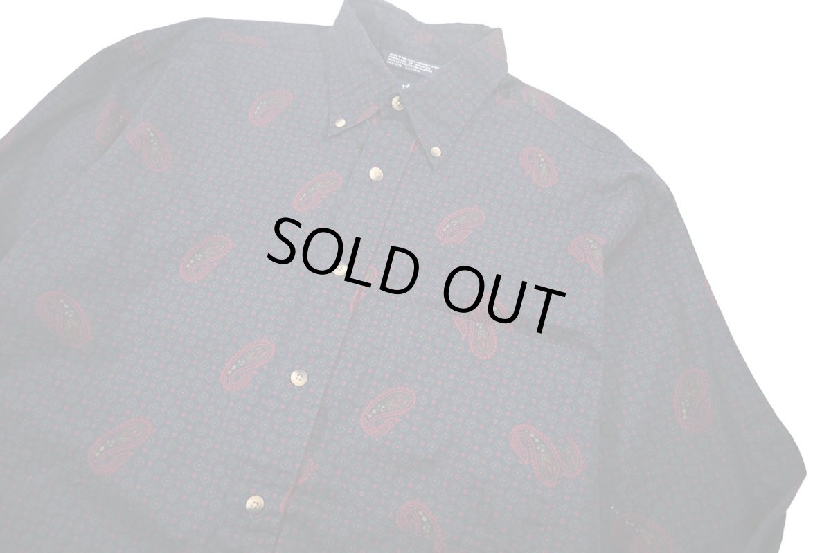 画像2: Used Nautica Paisley Pattern B/D Shirt (2)