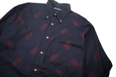 画像2: Used Nautica Paisley Pattern B/D Shirt (2)