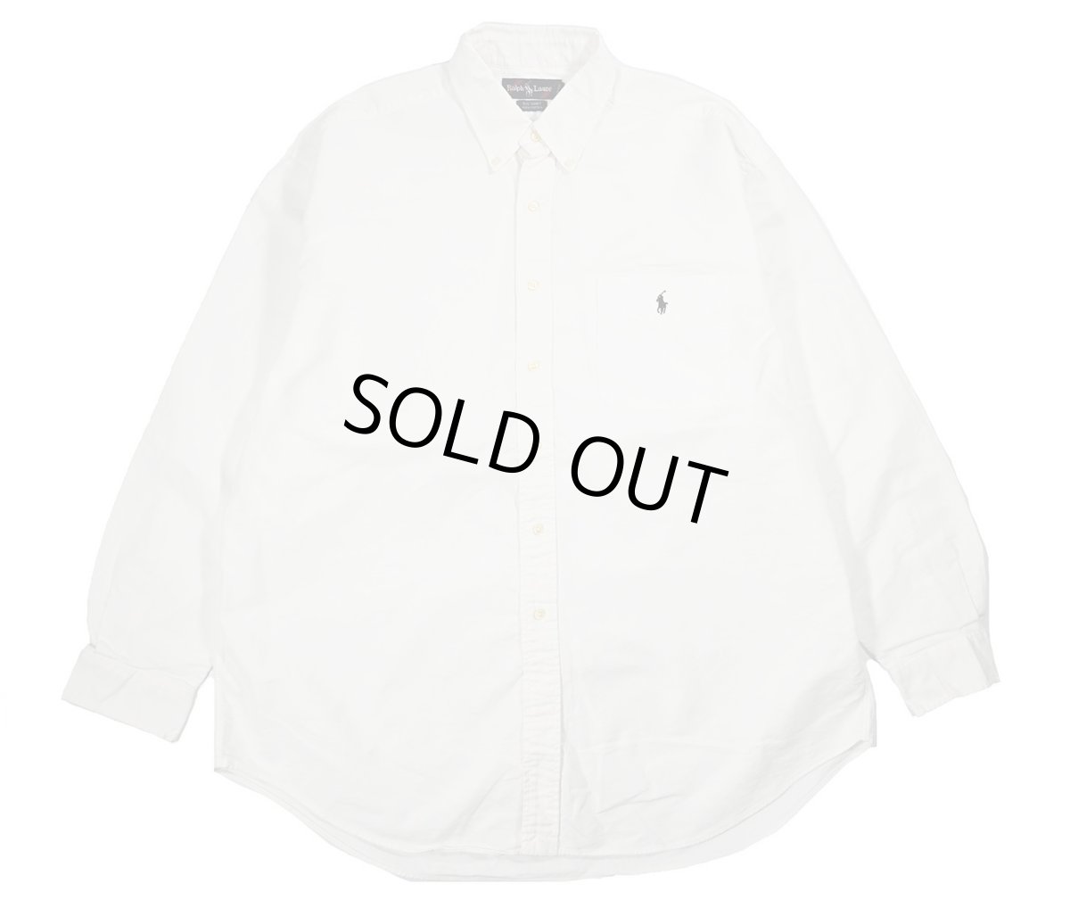 画像1: Used Ralph Lauren B/D Shirt "Big Shirt" ラルフローレン (1)