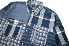 画像2: Used Lauren Ralph Lauren Patchwork Shirt ラルフローレン (2)