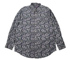 画像1: Used Roundtree&Yorke Paisley Pattern B/D Shirt (1)