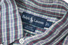 画像4: Used Ralph Lauren Plaid Pattern B/D Shirt "Blaire" (4)