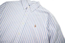 画像2: Used Ralph Lauren Stripe B/D Shirt "Classic Fit" ラルフローレン (2)