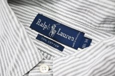画像4: Used Ralph Lauren Stripe B/D Shirt ラルフローレン (4)