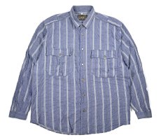 画像1: Used Armani Jeans Stripe Shirt (1)