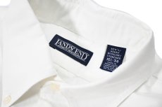 画像4: Used Lands' End B/D Oxford Shirt White (4)