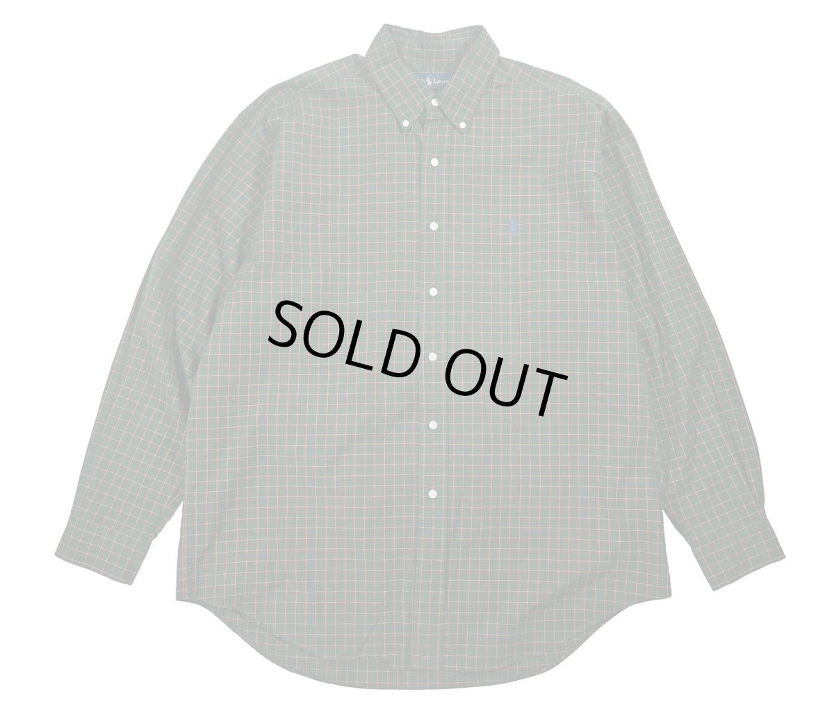 画像1: Used Ralph Lauren Plaid Pattern B/D Shirt "Blake" (1)