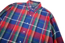 画像2: Deadstock Ralph Lauren Plaid Pattern B/D Shirt "Blake" (2)