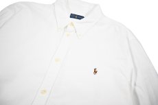 画像2: Used Ralph Lauren B/D Oxford Shirt White (2)