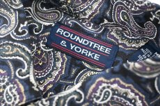 画像4: Used Roundtree&Yorke Paisley Pattern B/D Shirt (4)