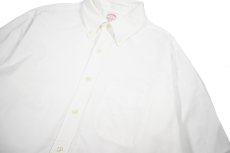 画像2: Used Brooks Brothers B/D Oxford Shirt White made in USA (2)