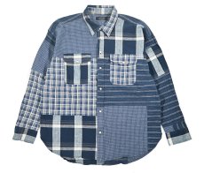 画像1: Used Lauren Ralph Lauren Patchwork Shirt ラルフローレン (1)