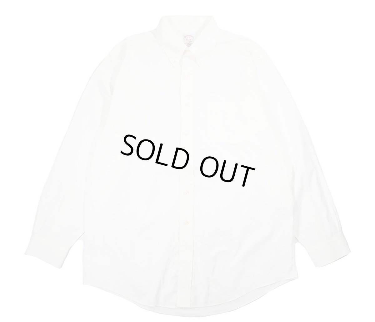 画像1: Used Brooks Brothers B/D Broad Shirt White (1)