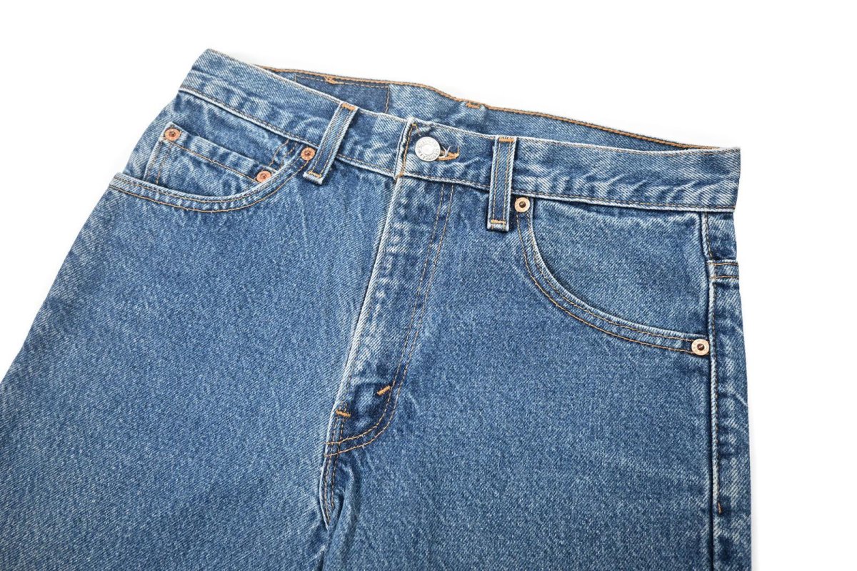 画像2: 02' Used Levi's 517 Denim Pants made in USA リーバイス (2)