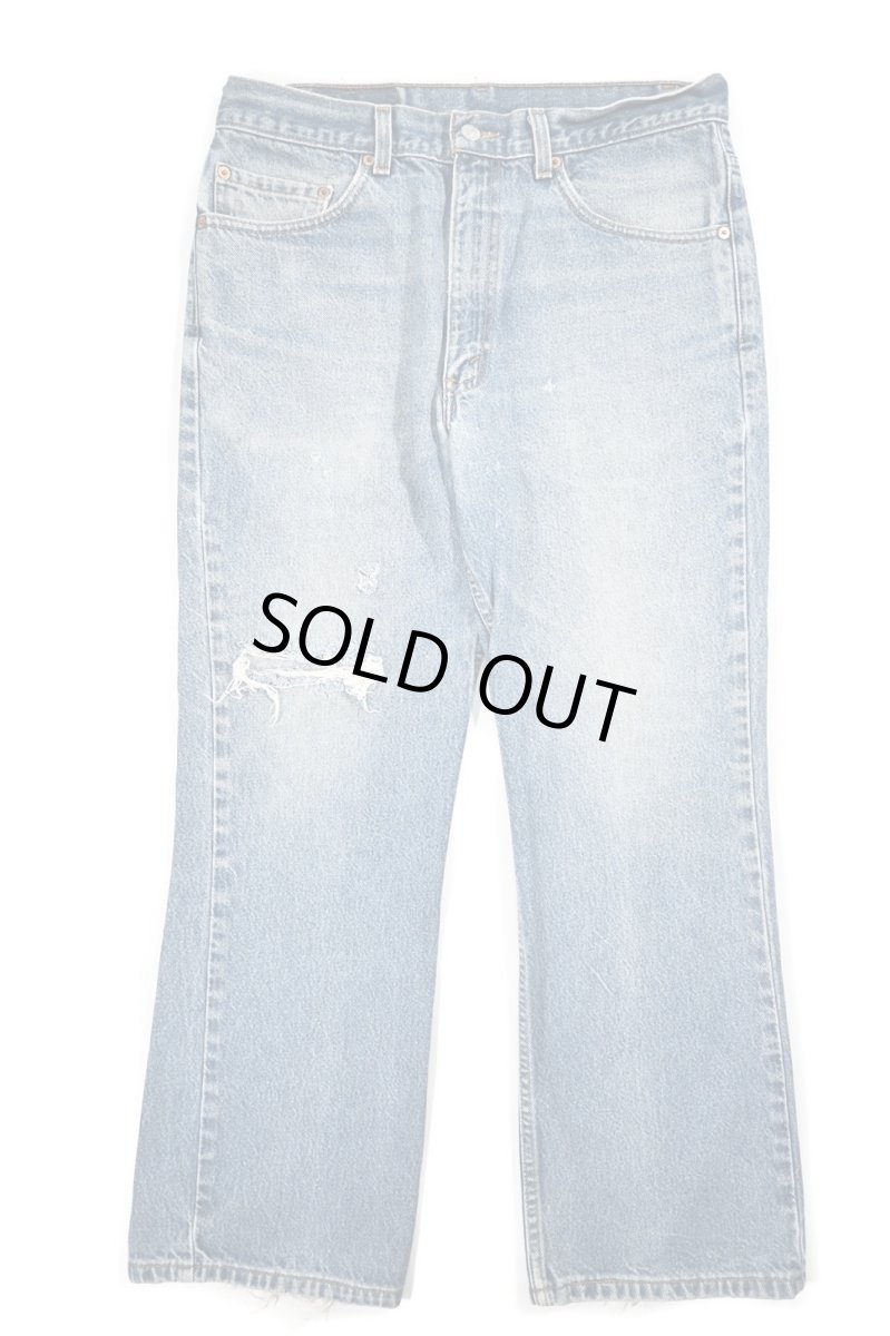 画像1: 02' Used Levi's 517 Denim Pants made in USA リーバイス (1)
