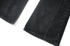 画像3: Used Levi's 517 Denim Pants Black リーバイス (3)