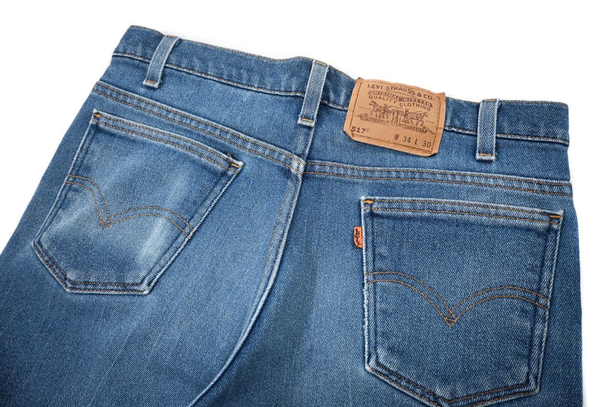 画像4: 96' Used Levi's 517 Stretch Denim Pants made in USA リーバイス (4)
