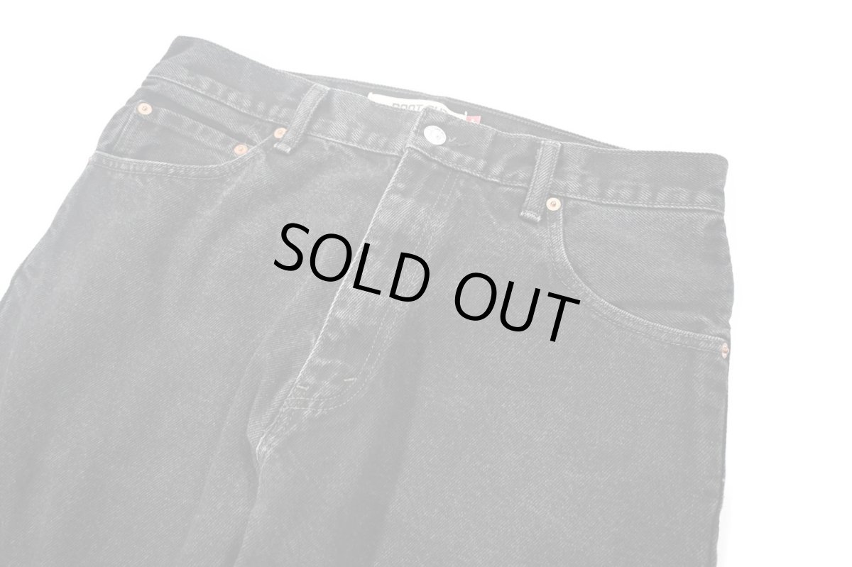 画像2: Used Levi's 517 Denim Pants Black リーバイス (2)