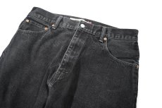 画像2: Used Levi's 517 Denim Pants Black リーバイス (2)