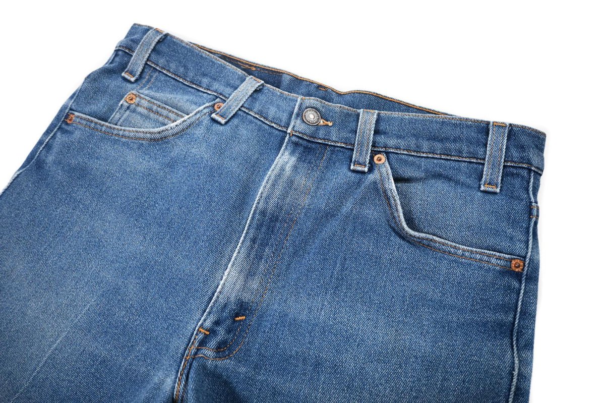 画像2: 96' Used Levi's 517 Stretch Denim Pants made in USA リーバイス (2)