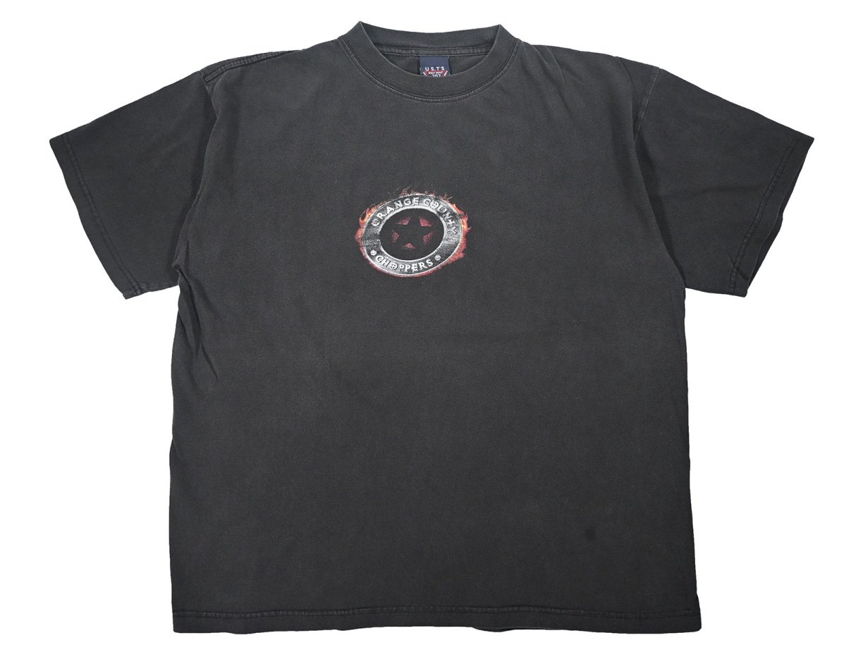 画像1: Used Orange County Choppers Print Tee (1)
