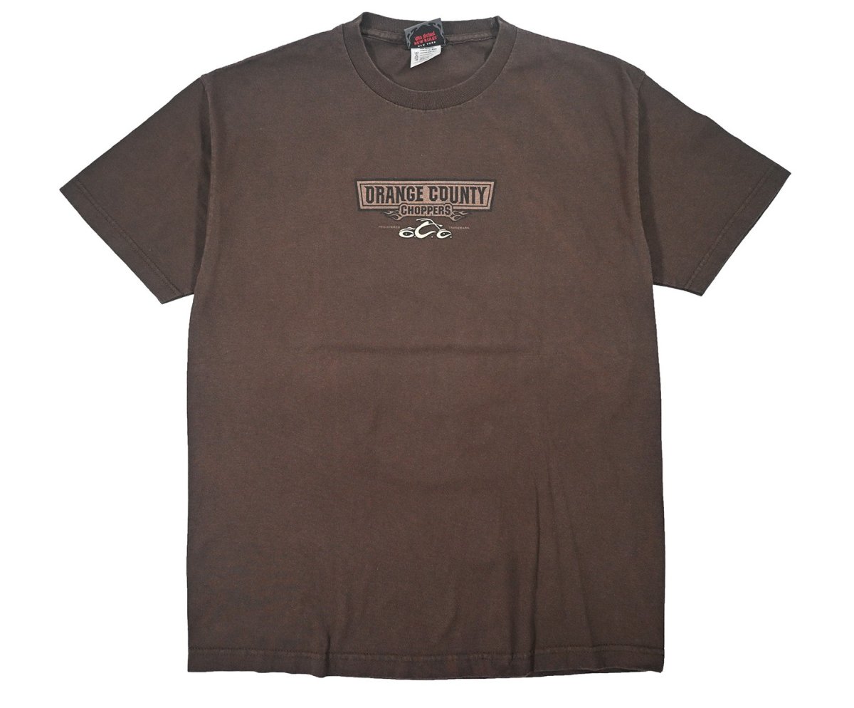 画像1: Used Orange County Choppers Print Tee (1)