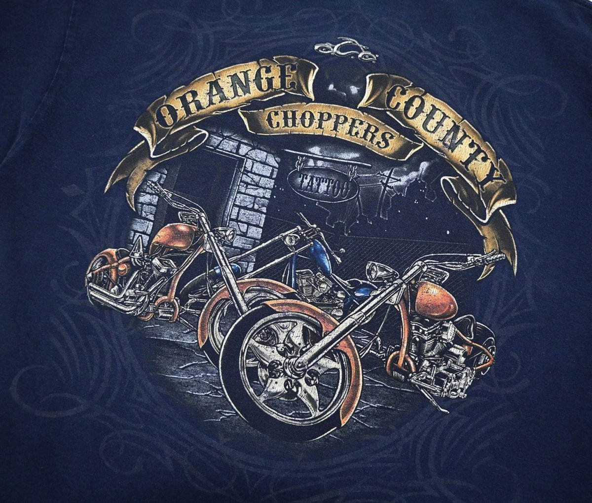 画像4: Used Orange County Choppers Print Tee (4)