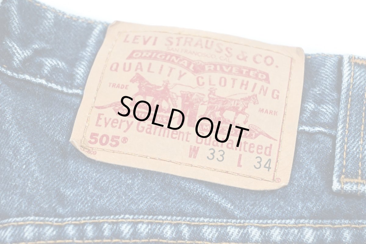 画像5: Used Levi's 505 Cut Off Denim Pants リーバイス (5)
