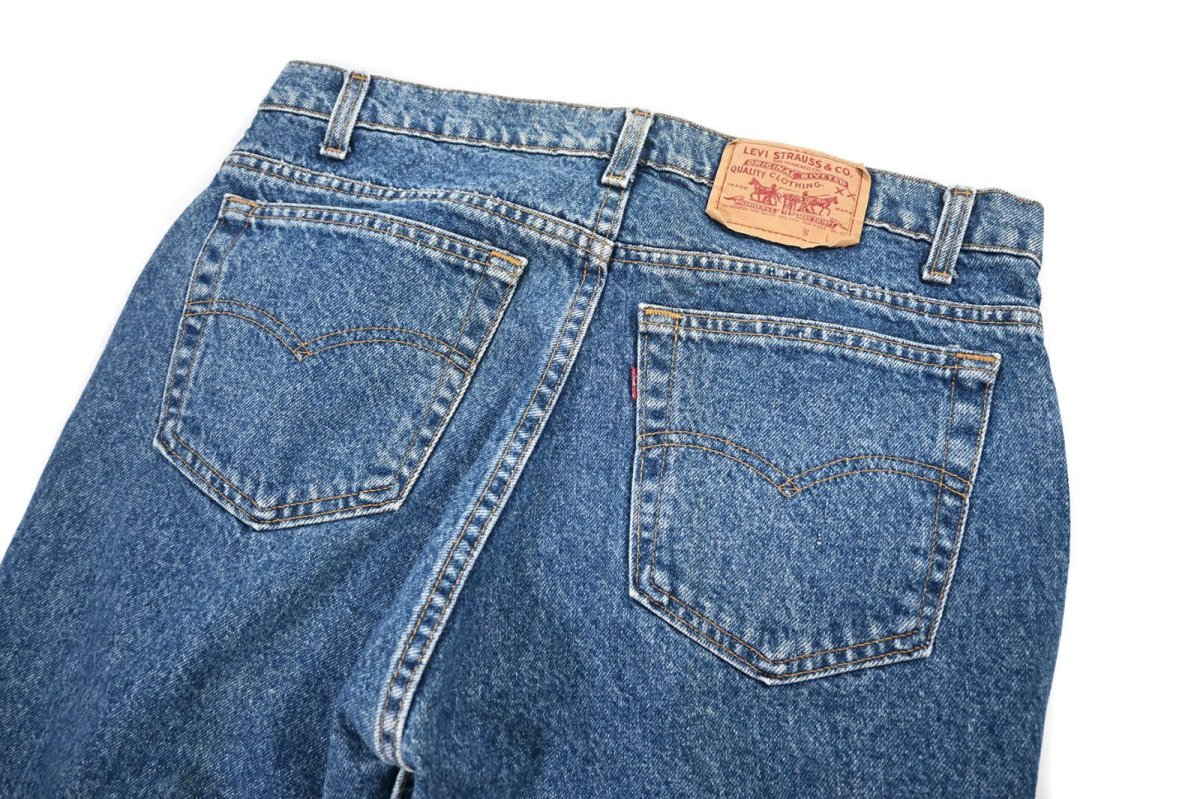 画像4: 88' Used Levi's 505 Cut Off Denim Pants made in USA リーバイス (4)