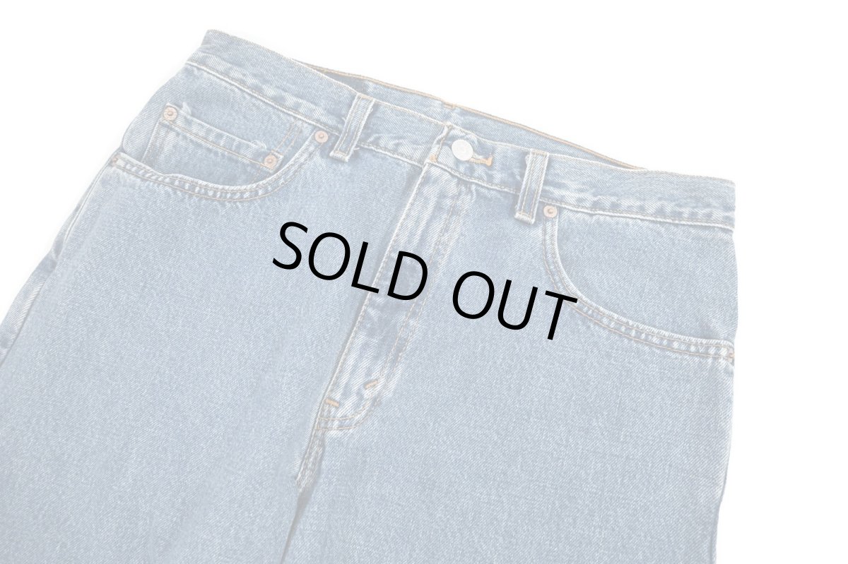 画像2: 00' Used Levi's 505 Cut Off Denim Pants made in USA リーバイス (2)
