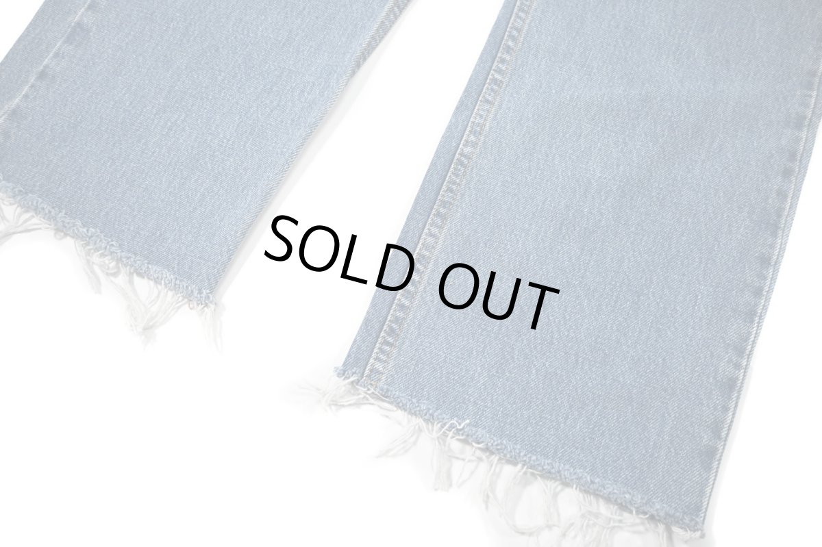 画像3: 00' Used Levi's 505 Cut Off Denim Pants made in USA リーバイス (3)