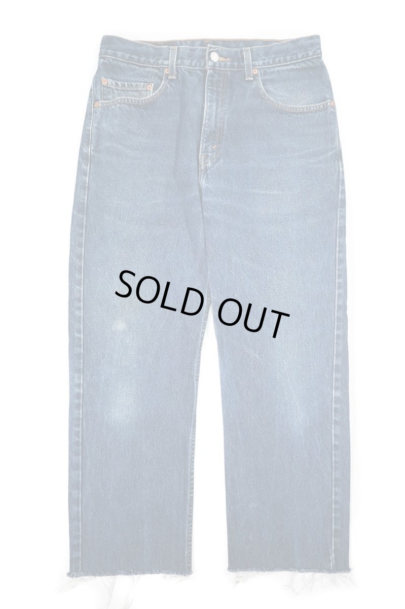 画像1: Used Levi's 505 Cut Off Denim Pants リーバイス (1)