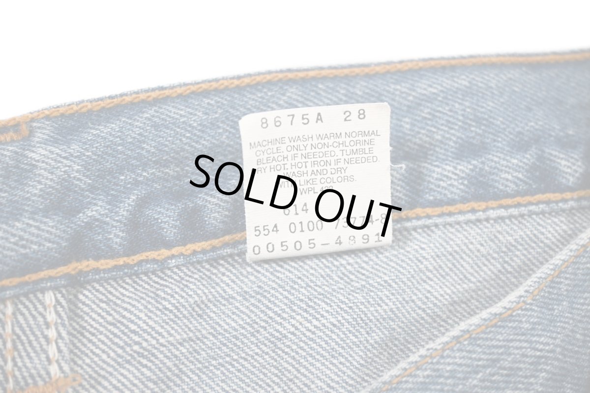 画像7: 00' Used Levi's 505 Cut Off Denim Pants made in USA リーバイス (7)