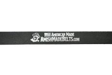 画像3: Amish Made Belts The Colt Leather Belt Black/Silver (3)