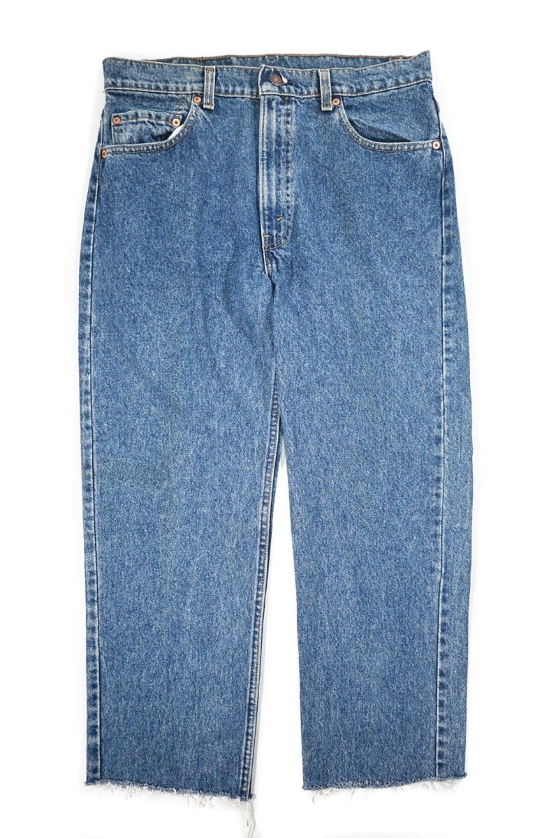 画像1: 88' Used Levi's 505 Cut Off Denim Pants made in USA リーバイス (1)