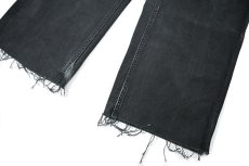 画像3: Used Carhartt Customized Duck Carpenter Pants Black カーハート (3)