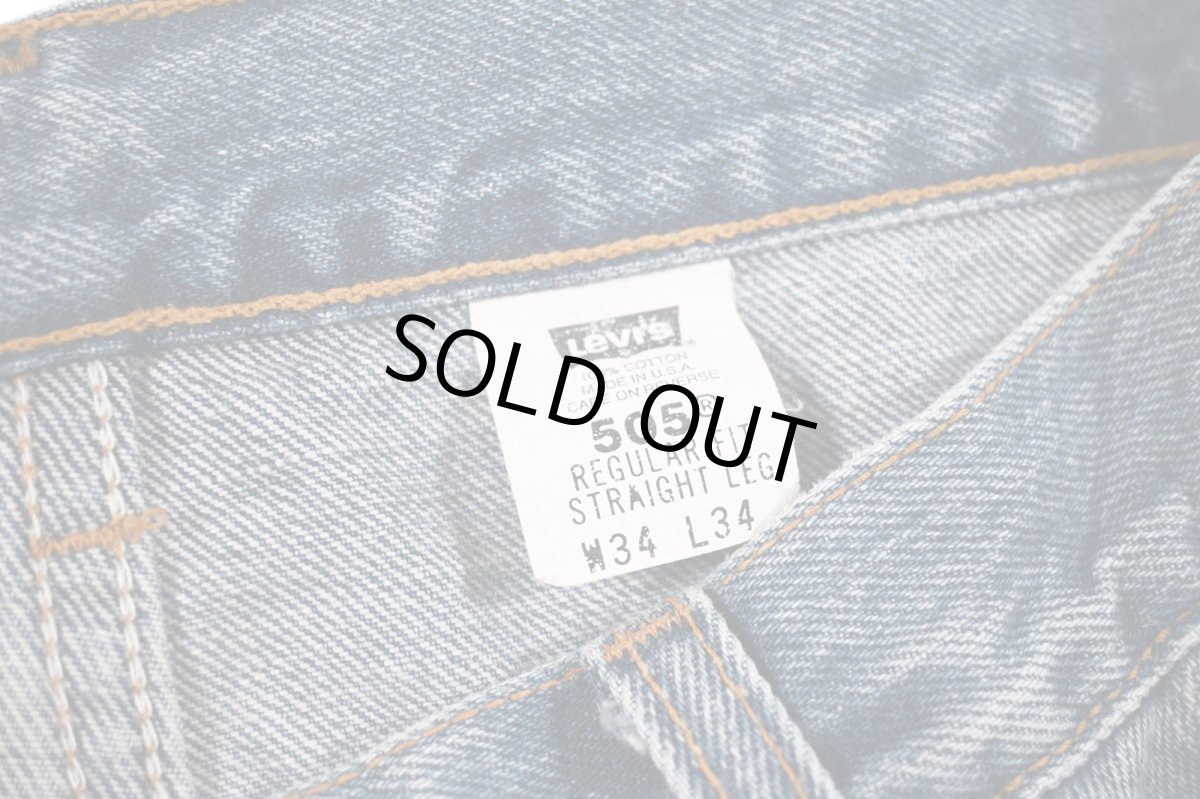 画像6: 00' Used Levi's 505 Cut Off Denim Pants made in USA リーバイス (6)