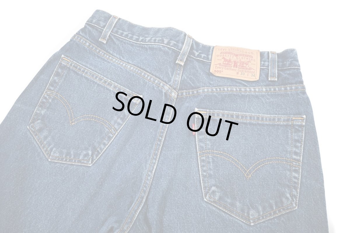 画像4: Used Levi's 505 Cut Off Denim Pants リーバイス (4)