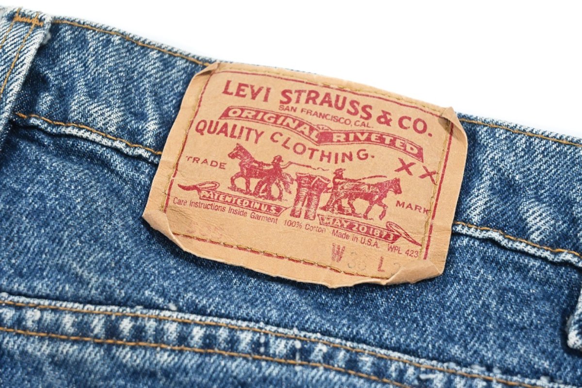 画像5: 88' Used Levi's 505 Cut Off Denim Pants made in USA リーバイス (5)
