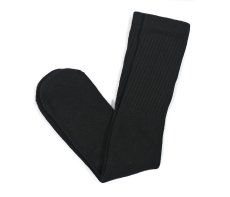 画像1: Skater Socks 22 Inch KNEE HIGH Tube Socks Black (1)