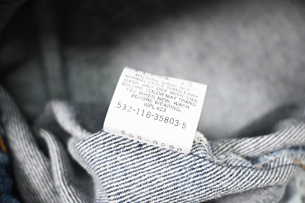 画像7: 88' Used Levi's 505 Cut Off Denim Pants made in USA リーバイス (7)