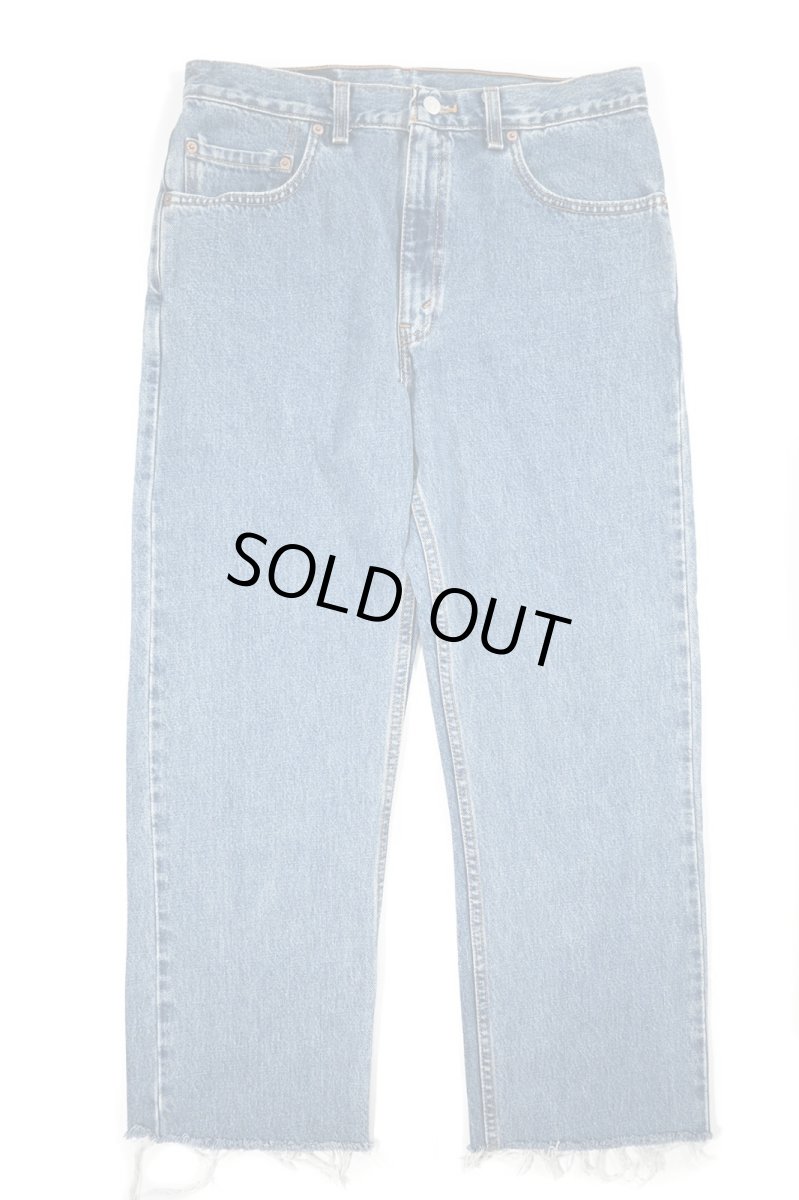画像1: 00' Used Levi's 505 Cut Off Denim Pants made in USA リーバイス (1)