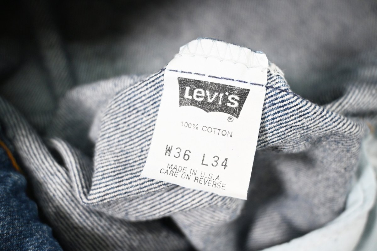 画像6: 88' Used Levi's 505 Cut Off Denim Pants made in USA リーバイス (6)