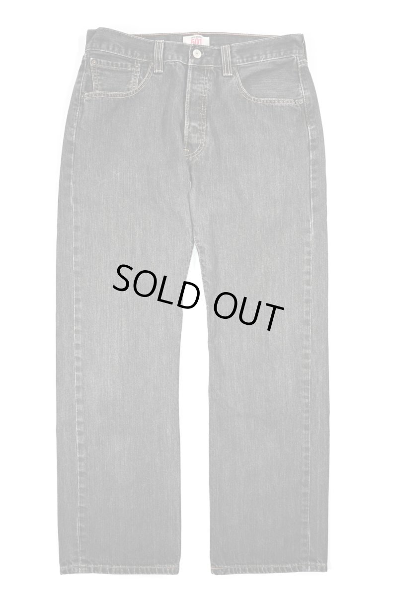 画像1: Used Levi's 501 Denim Pants Black リーバイス (1)