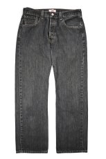 画像1: Used Levi's 501 Denim Pants Black リーバイス (1)