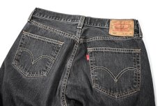 画像4: Used Levi's 501 Denim Pants Black リーバイス (4)