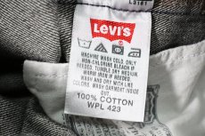 画像7: Used Levi's 501 Denim Pants Black リーバイス (7)